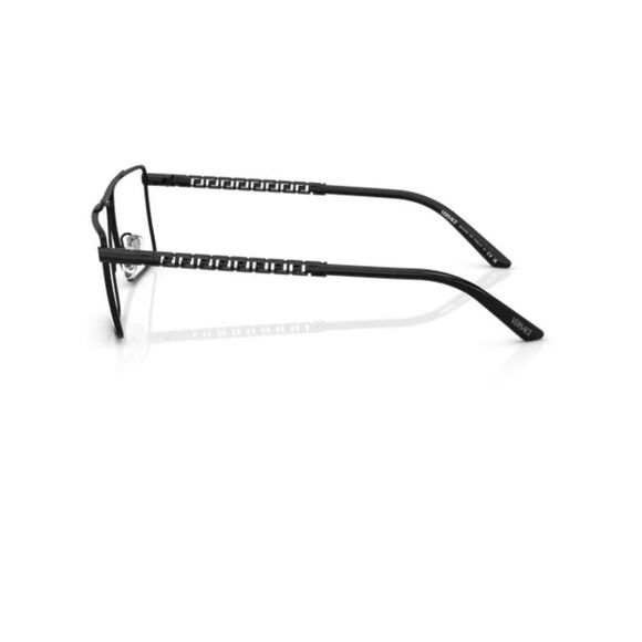 Versace NWT VE1295 1433 Black Matte Pilot Unisex Eyeglasses - Picture 6 of 12